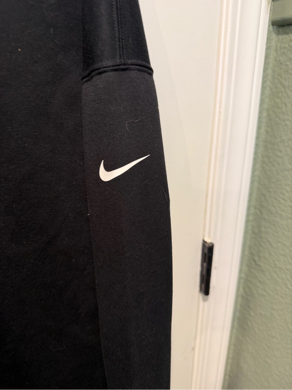 Nike Black Mock Neck Maternity Athletic Jacket - Picture 4 of 5